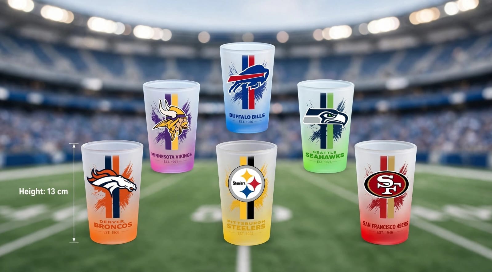 3 Vasos Conicos Personalizados